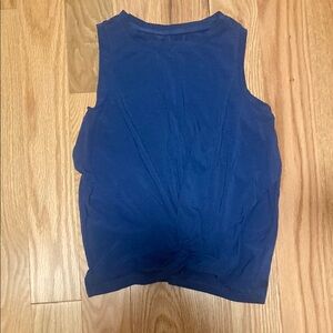 Girls Blue Athleta tank top
